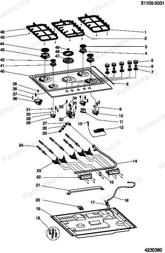 kenmore gas oven parts diagram
