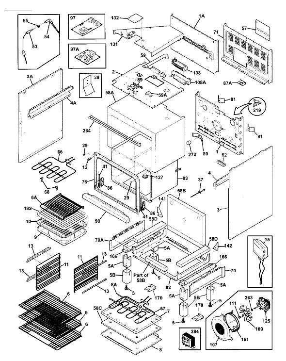 kenmore oven model 790 parts diagram