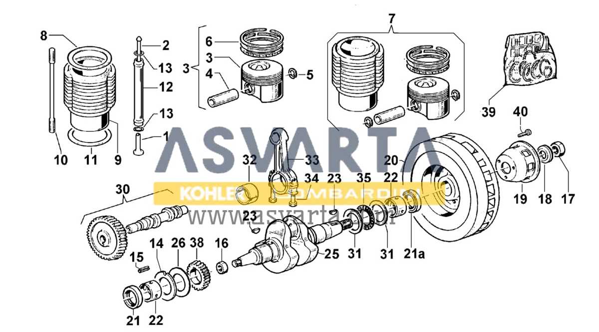 kohler kt745 parts diagram
