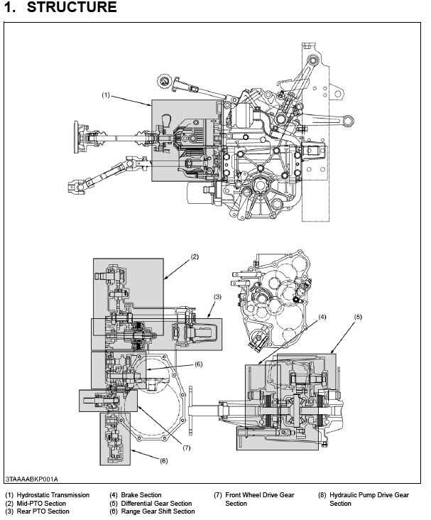 kubota t2380 parts diagram