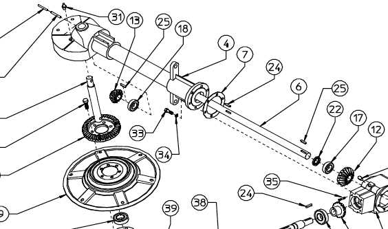 kuhn hay tedder parts diagram