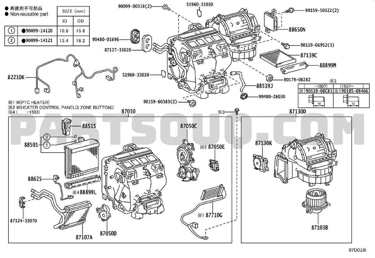 lexus es 350 parts diagram