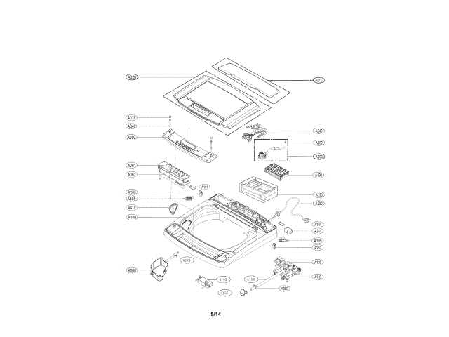 lg washer parts diagram