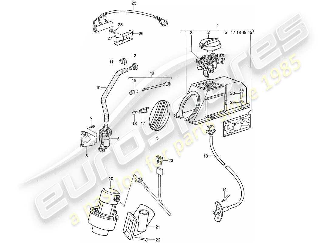 master heater parts diagram
