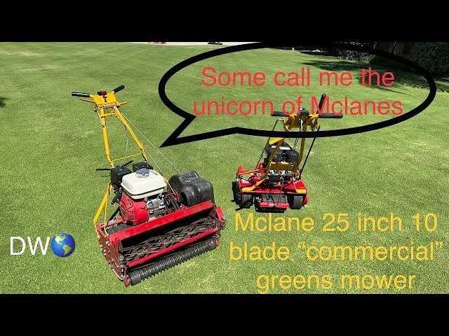 mclane reel mower parts diagram