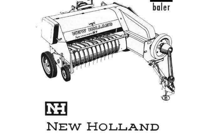 new holland 273 baler parts diagram