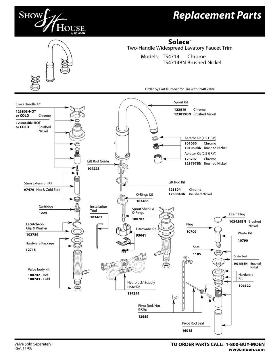 older american standard kitchen faucet parts diagram