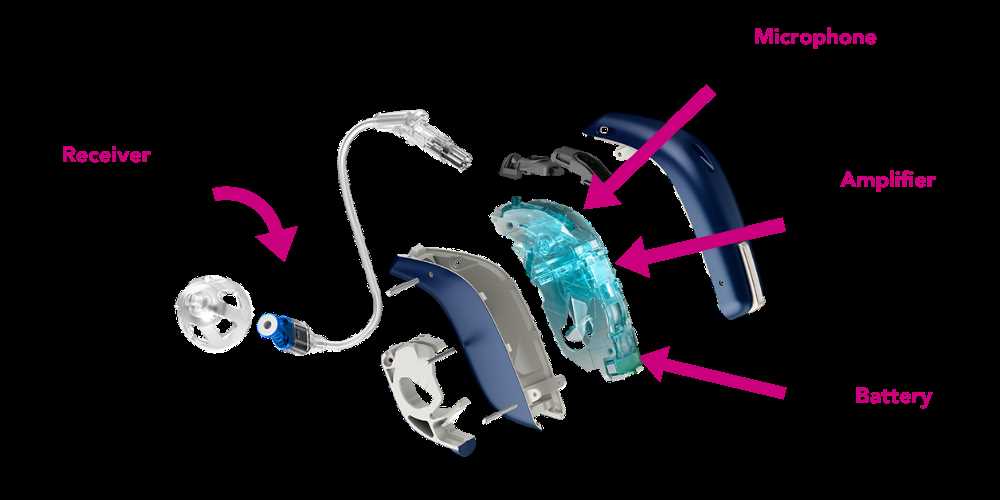 oticon hearing aid parts diagram