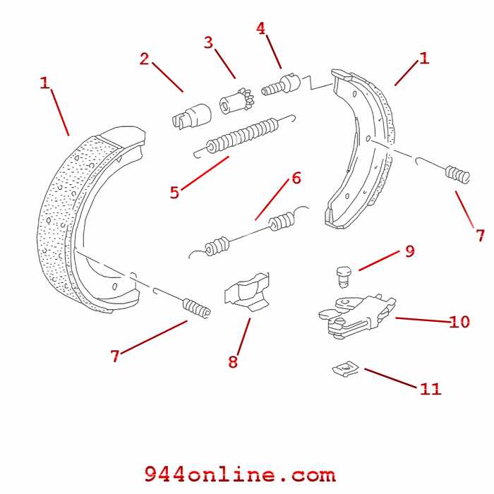 parking brake parts diagram parking brake parts diagram