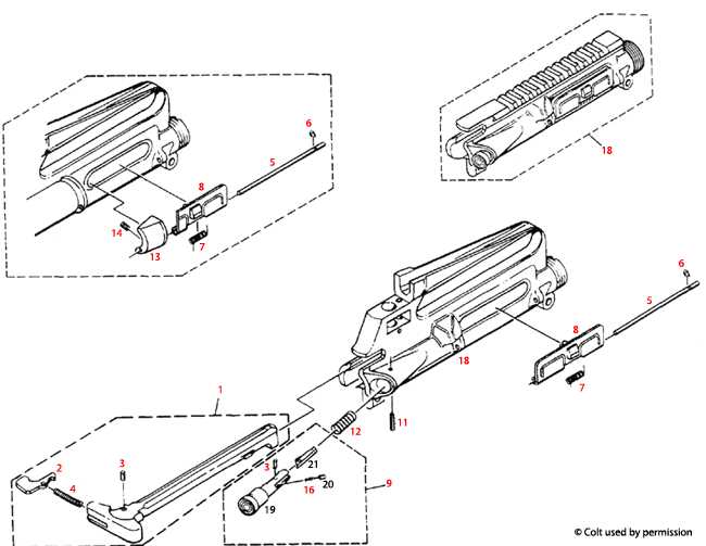 parts diagram of a ar 15