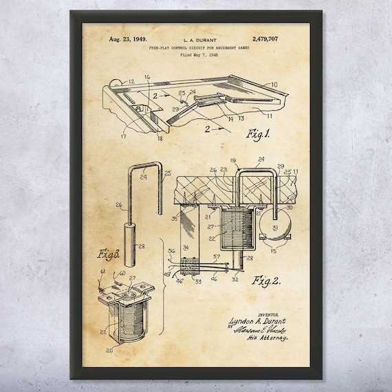 pinball parts diagram