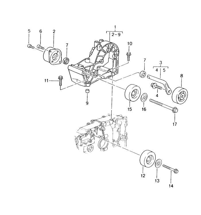 porsche parts diagram