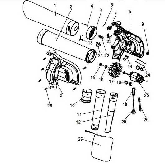 ryobi leaf blower parts diagram