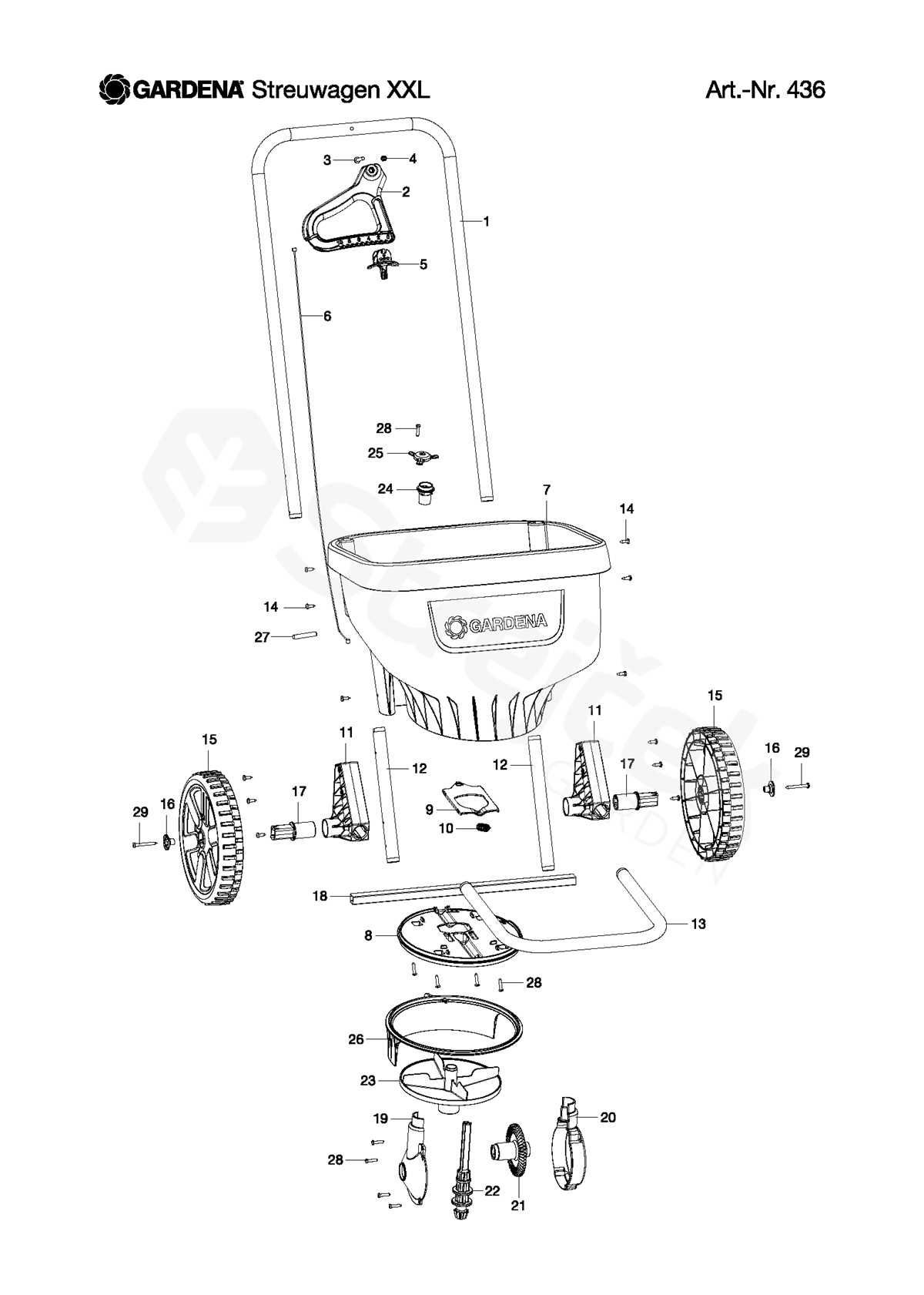 scotts elite spreader parts diagram
