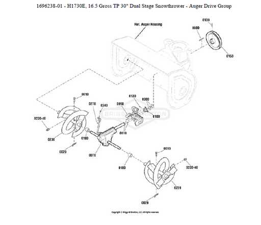 simplicity snow thrower parts diagram