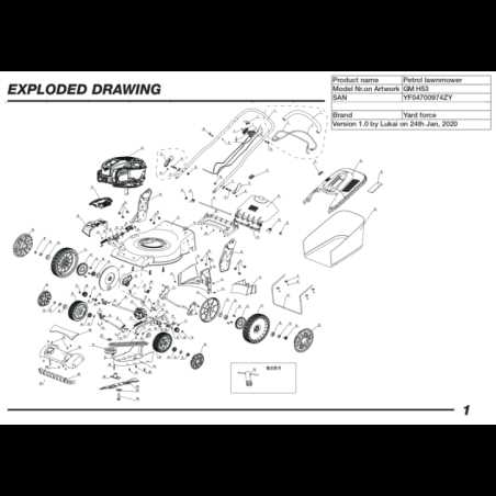 snapper push mower parts diagram