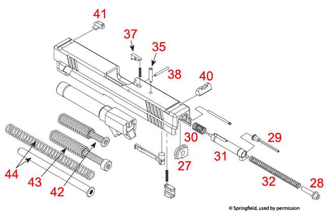 springfield hellcat parts diagram