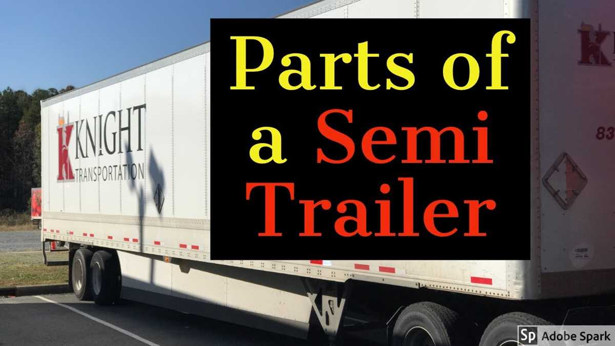 tractor trailer semi trailer parts diagram tractor trailer semi trailer parts diagram