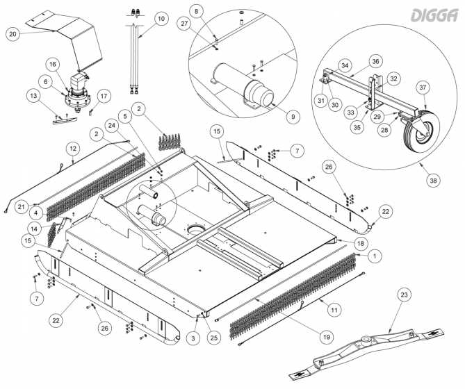 vermeer hay rake parts diagram