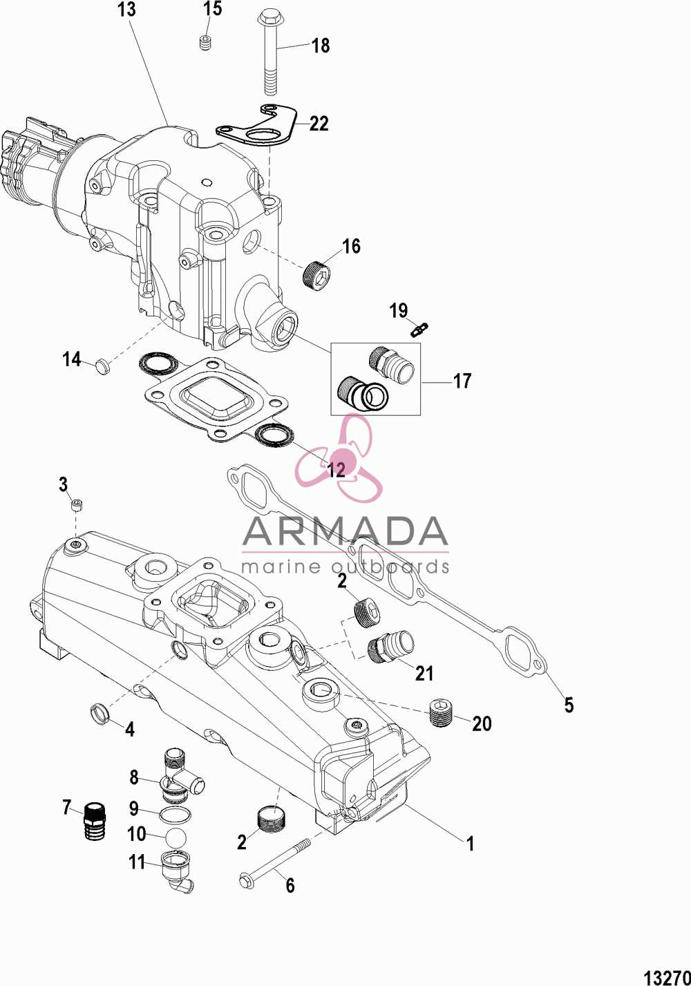 volvo penta sterndrive parts diagram