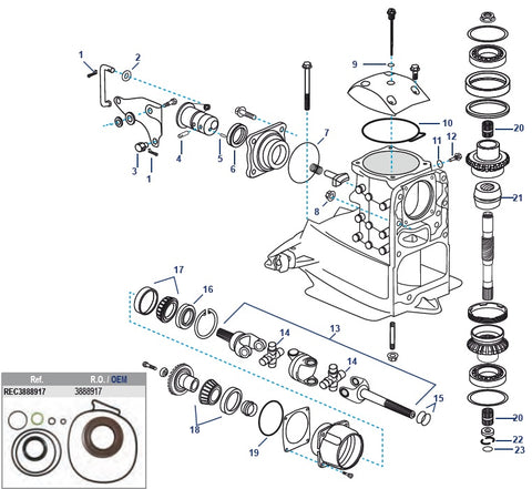 volvo penta sterndrive parts diagram