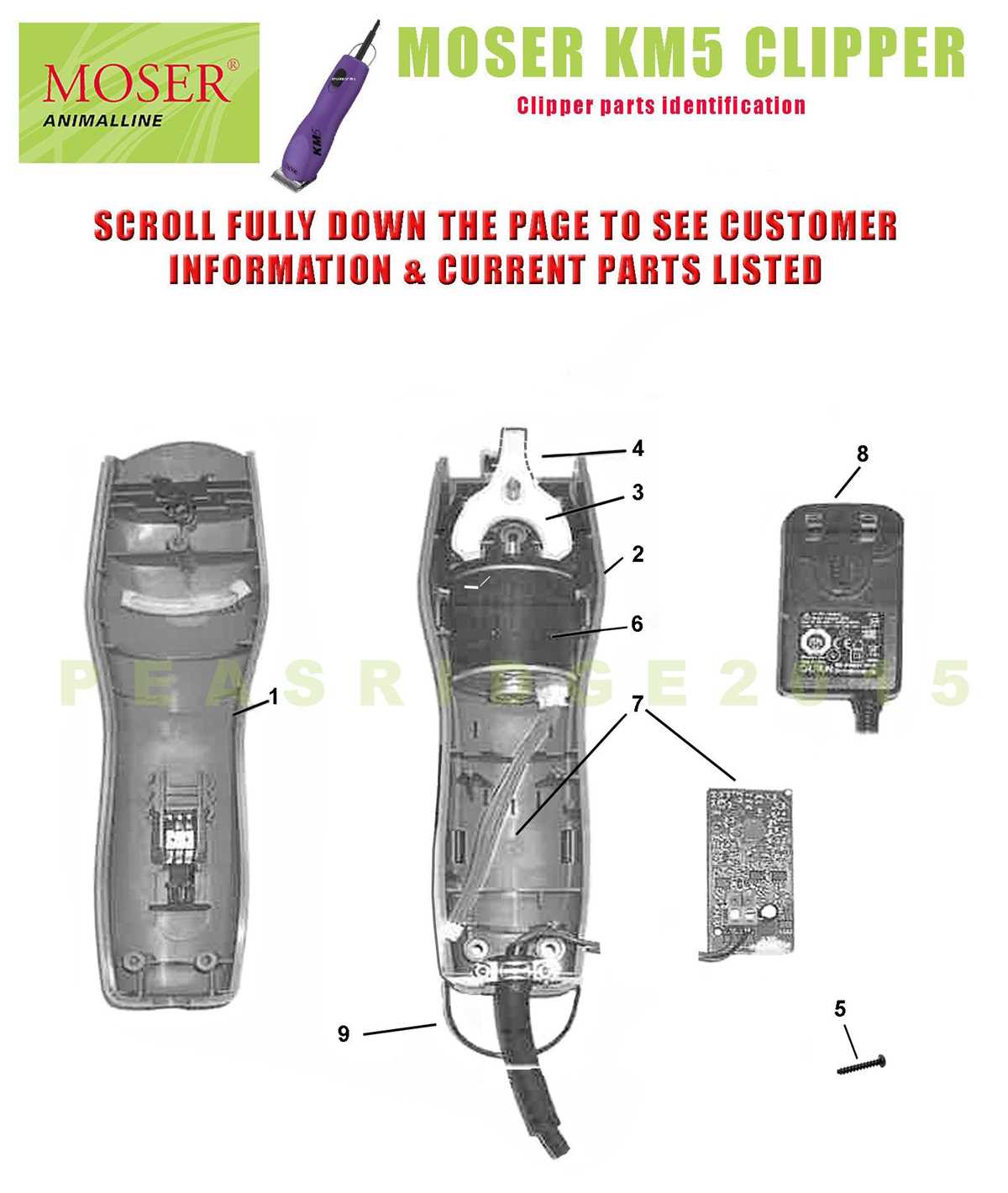 wahl parts diagram wahl parts diagram