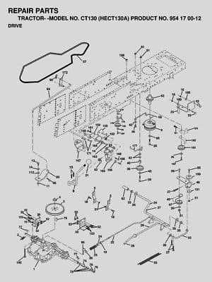 weed eater lawn mower parts diagrams