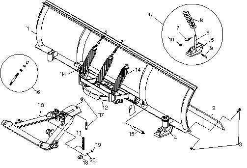 western plow parts diagram