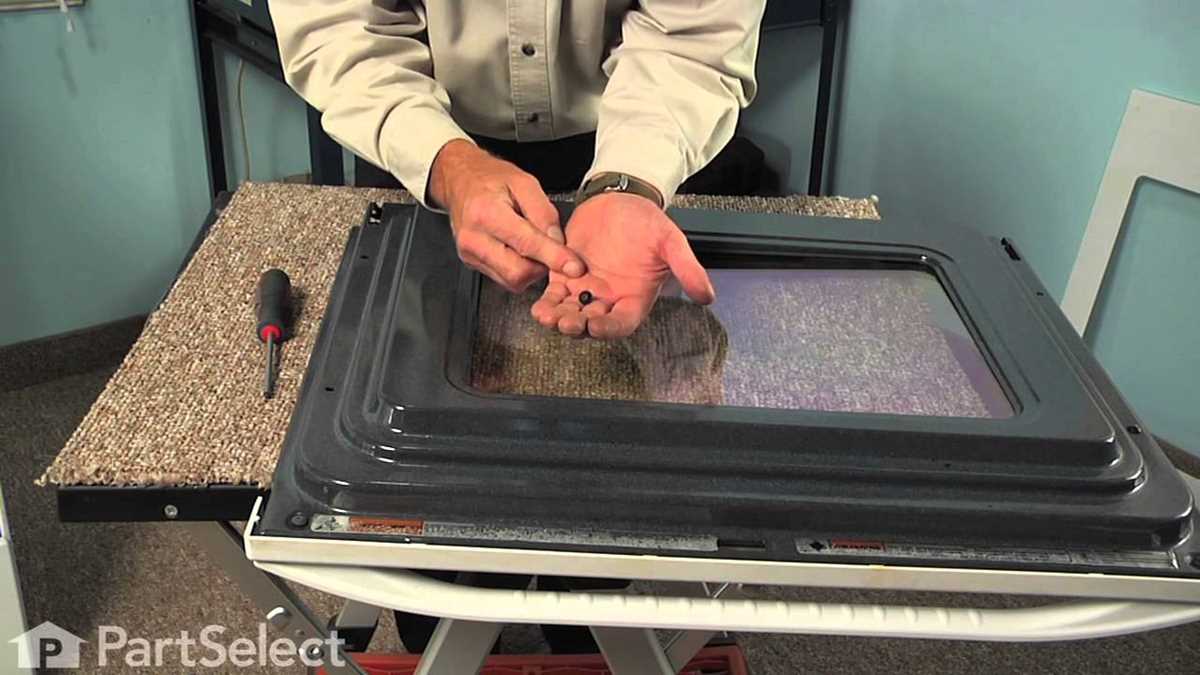 whirlpool oven door parts diagram