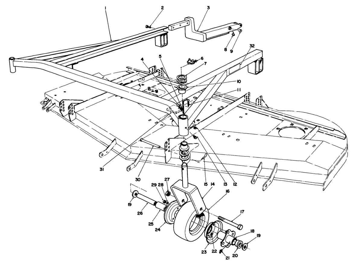 woods mower parts diagrams