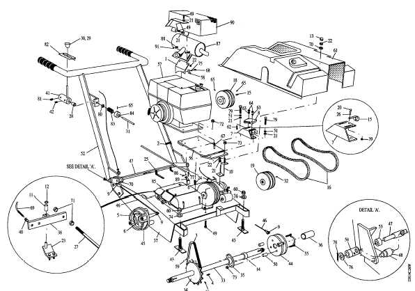 woods mower parts diagrams