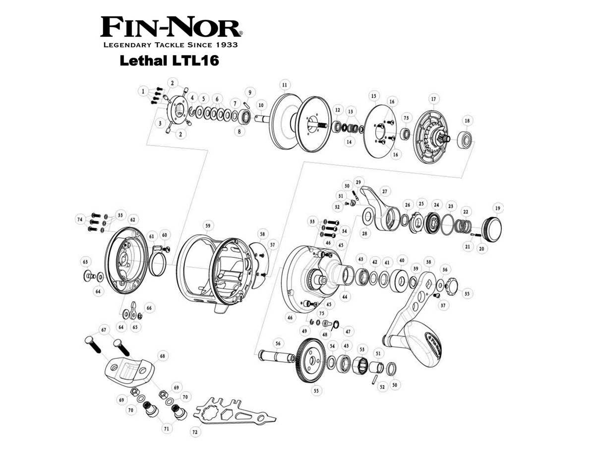 shakespeare reel parts diagram