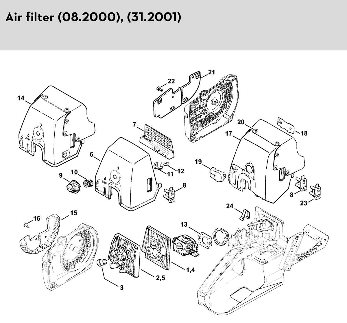 stihl 028 parts diagram