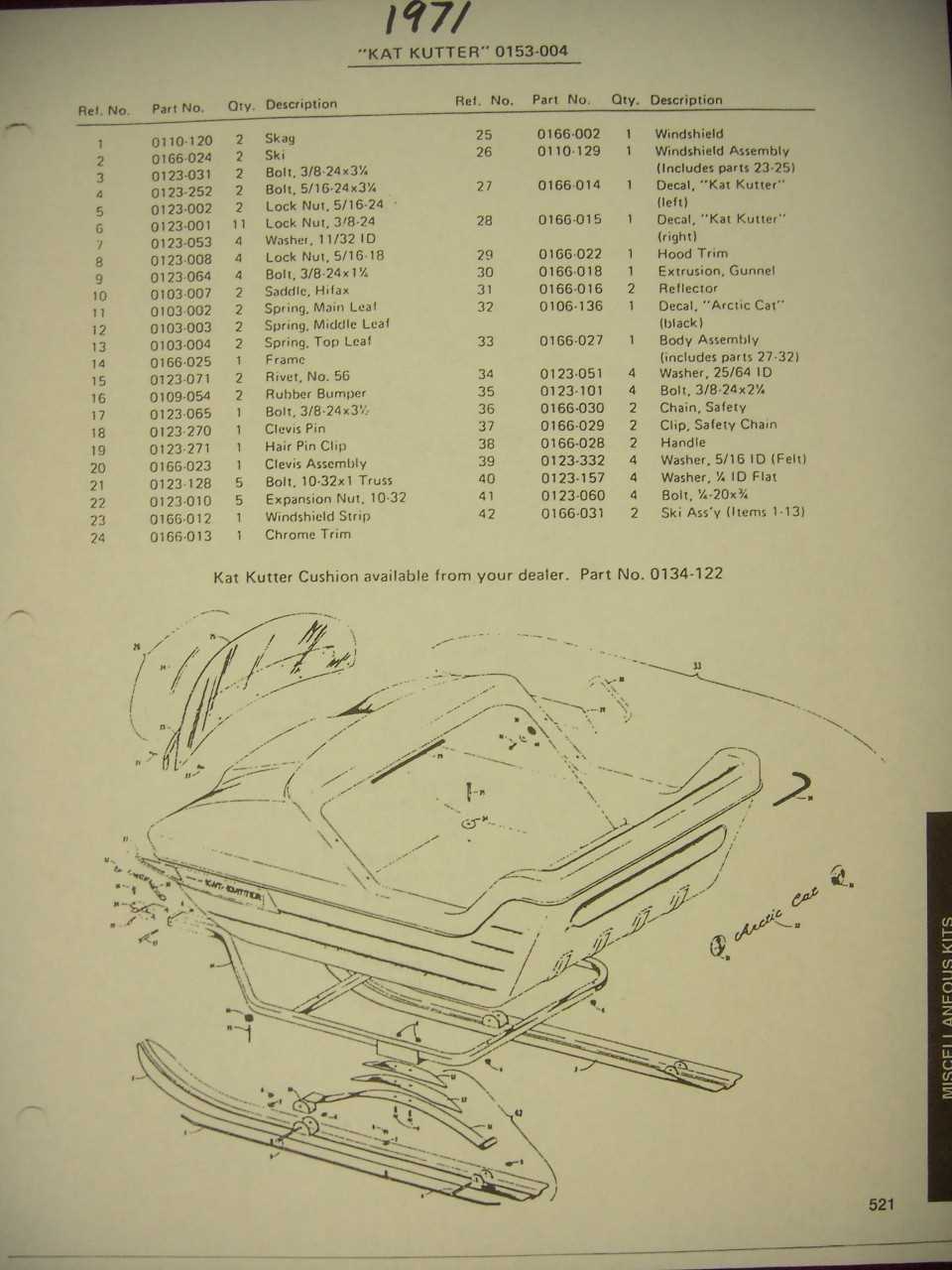 arctic cat snowmobile parts diagram