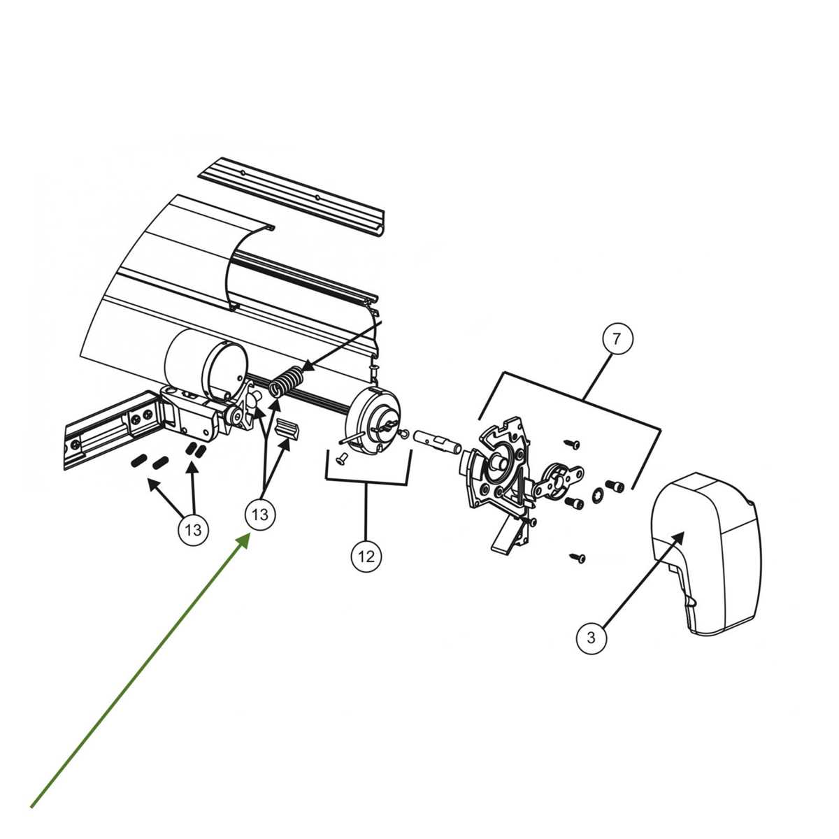 awning parts diagram