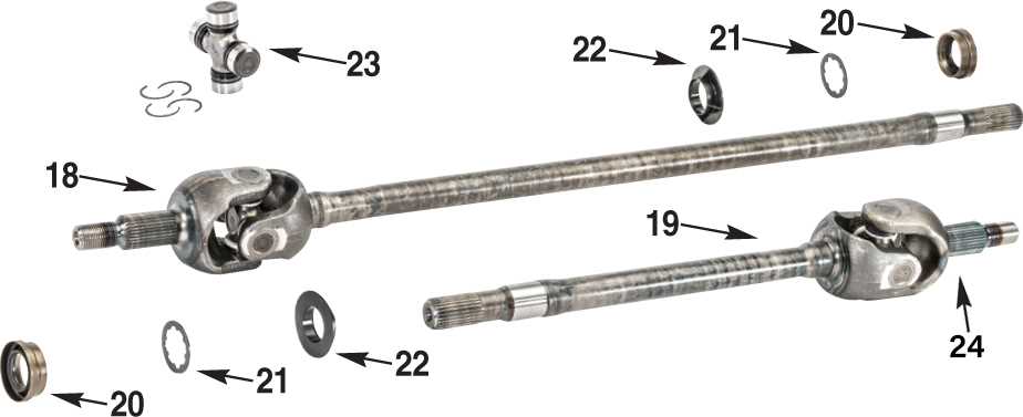 axle parts diagram