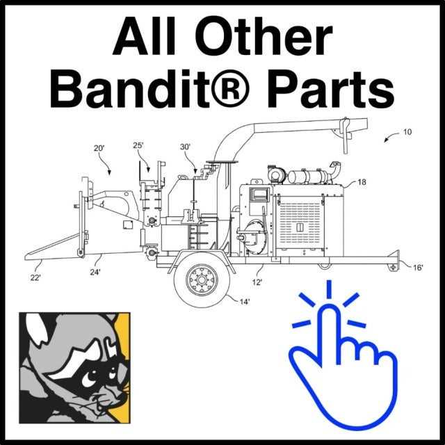 bandit chipper parts diagram