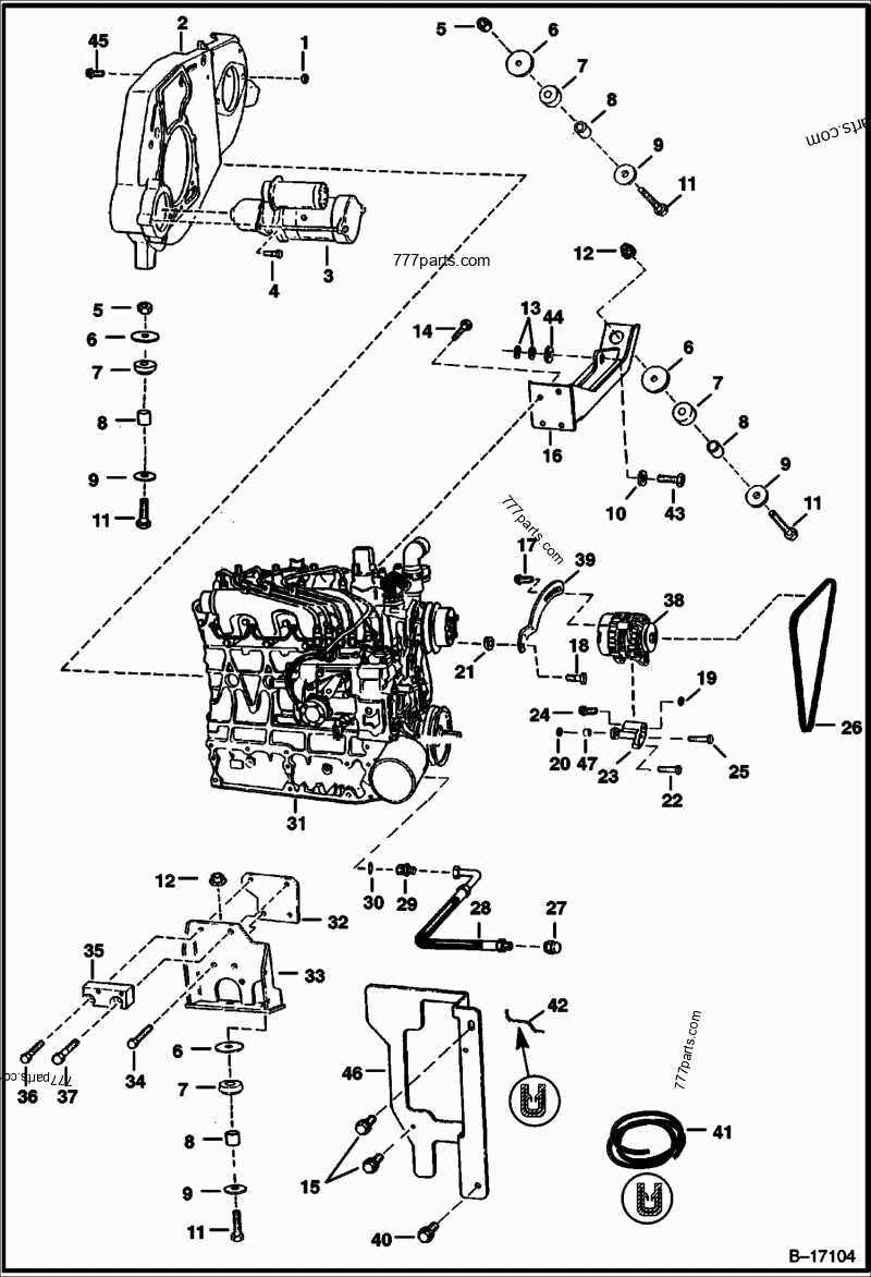 bobcat t190 parts diagram