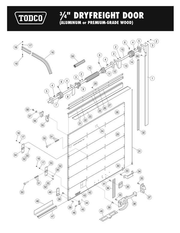truck door parts diagram