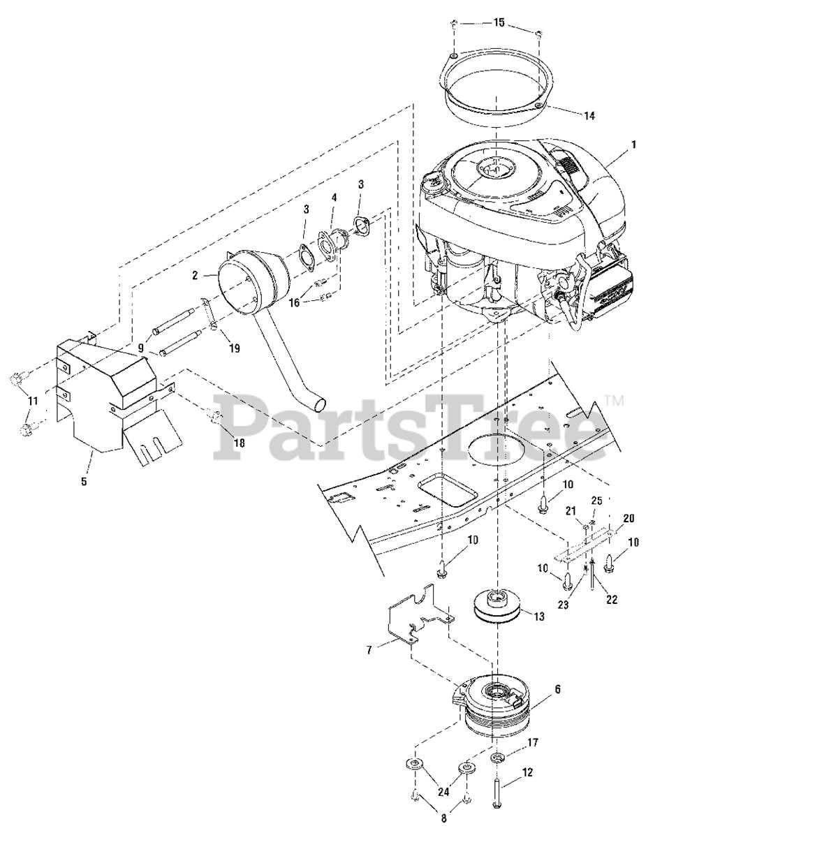 briggs and stratton 17.5 hp engine parts diagram