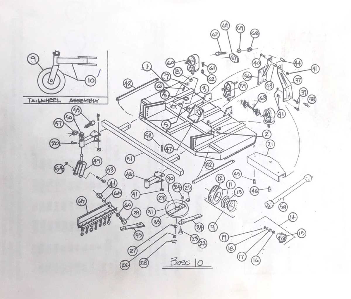 bush hog 3210 parts diagram bush hog 3210 parts diagram
