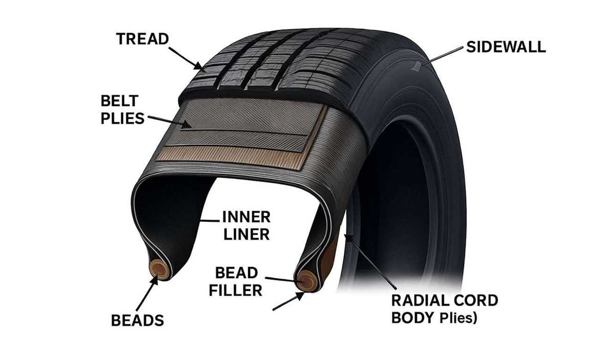 car tire parts diagram