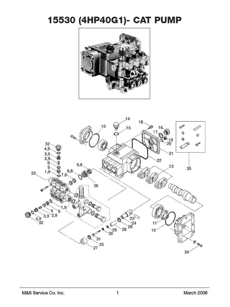 cat pump parts diagram