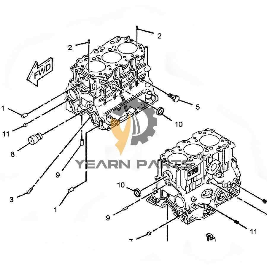 caterpillar engine parts diagram