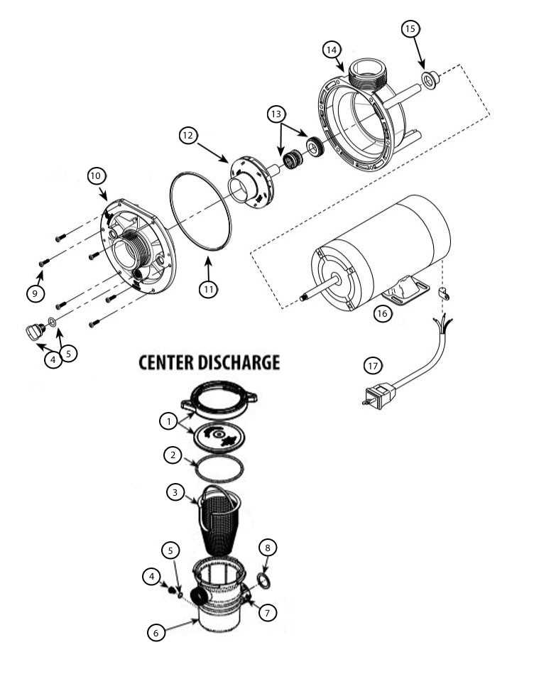 above ground pool pump parts diagram