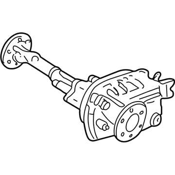 chevy front differential parts diagram