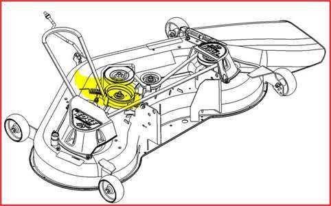 john deere d110 mower deck parts diagram