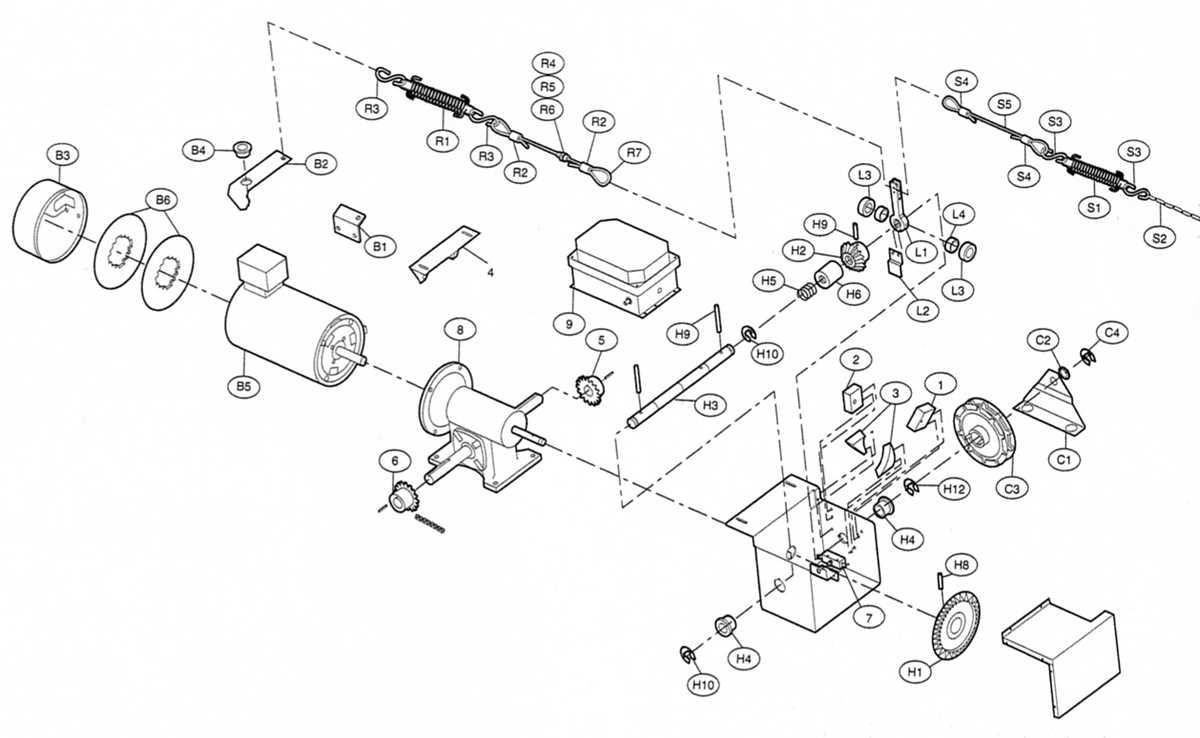 commercial overhead door parts diagram