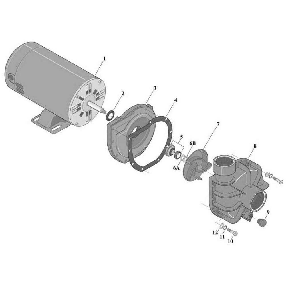 above ground pool pump parts diagram