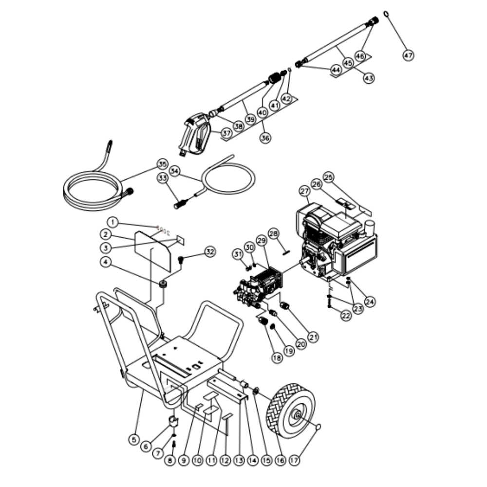 craftsman pressure washer parts diagram